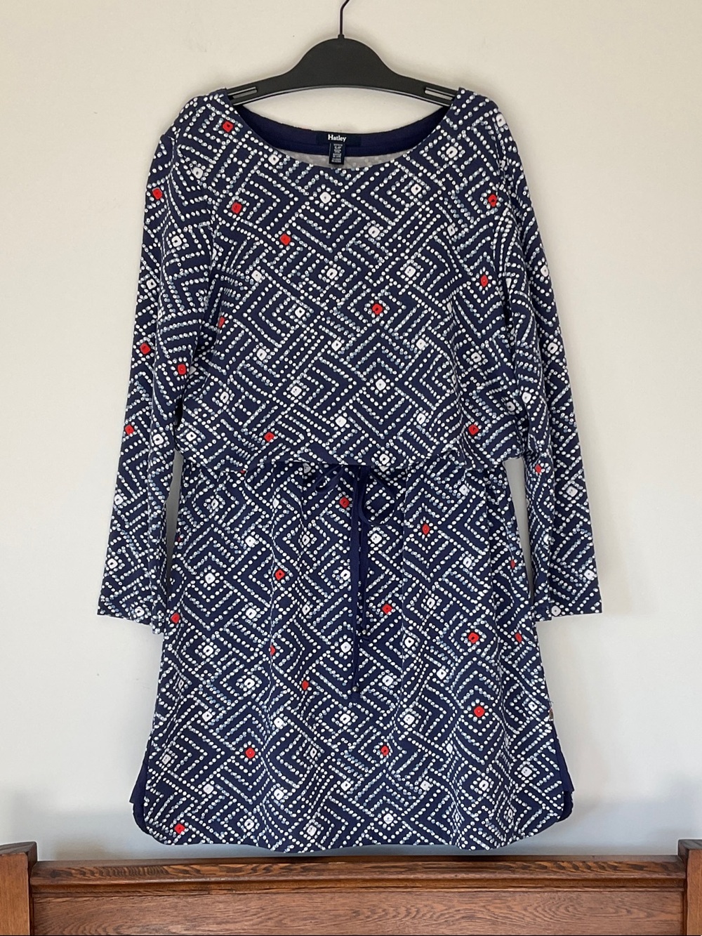 Hatley Navy Geometric Print Dress